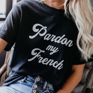Vici Collection 'Pardon My French' T-Shirt
